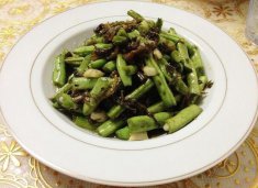 雪菜四季豆的做法视频