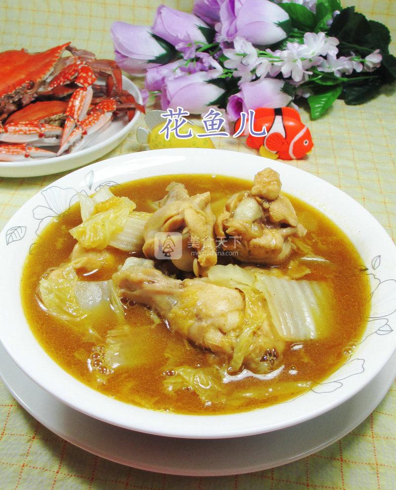 咖喱白菜<a href=/shicai/rouqin/JiChi/index.html target=_blank><u>鸡翅</u></a>根 的做法