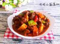 韩式<a href=/shicai/shucai/TuDou/index.html target=_blank><u>土豆</u></a>烧<a href=/shicai/rouqin/NiuRou/index.html target=_blank><u>牛肉</u></a>的做法步骤18