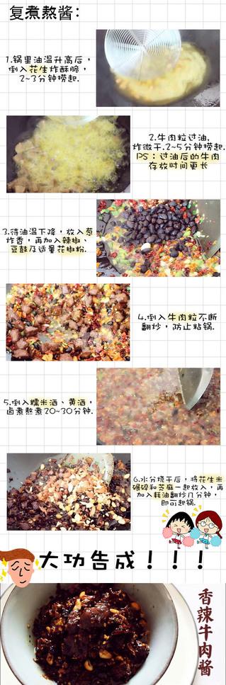 香辣<a href=/shicai/rouqin/NiuRou/index.html target=_blank><u>牛肉</u></a>酱的做法步骤：3