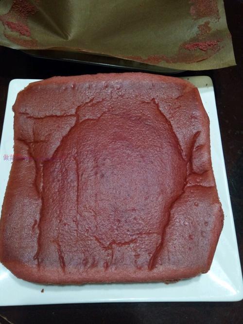 红丝绒蛋糕小方的做法