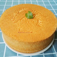 阳光橙味戚风蛋糕八寸的做法