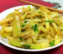 【土豆炒芹菜的做法】土豆炒芹菜