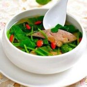 【猪肝菠菜汤的功效】猪肝菠菜汤